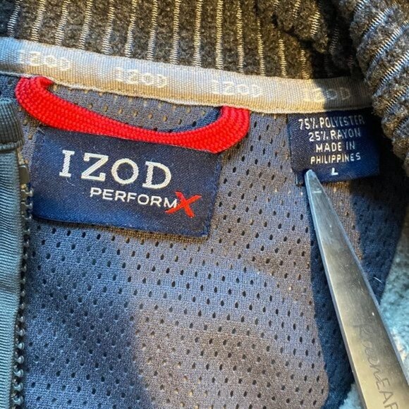 IZOD Performance Fleece Pullover: Size Large - Picture 8 of 11